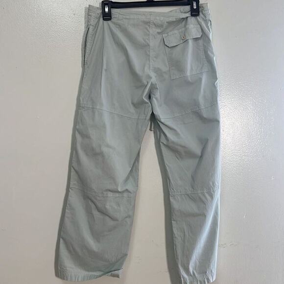 JOHNNY WAS 100% COTTON CARGO CAPRI DRAWSTRING WAIST PANTS SIZE S - Picture 2 of 6